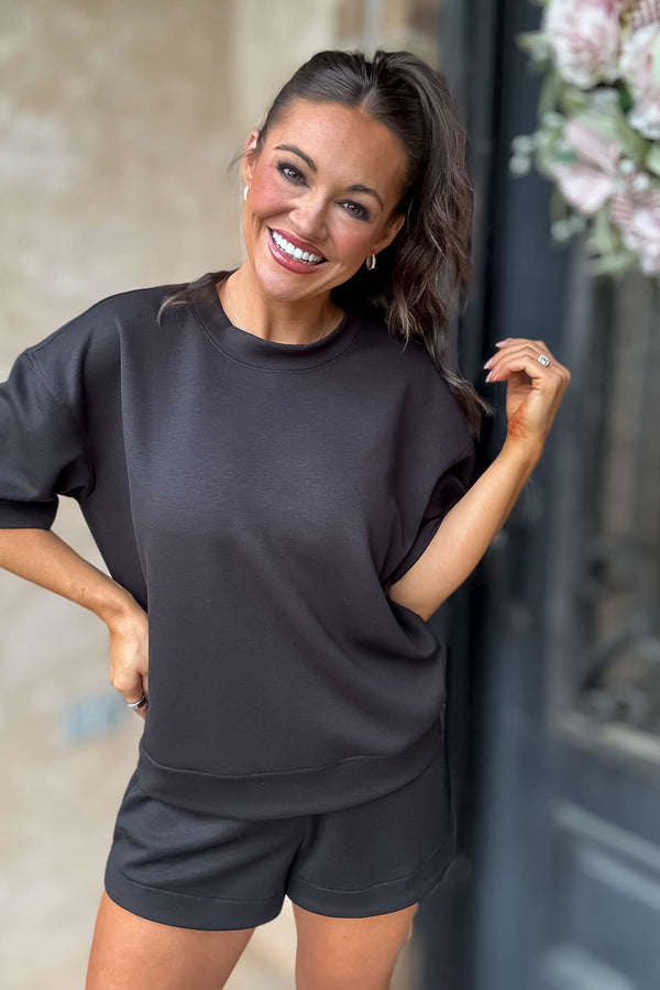 Scuba Black Short Sleeve Shirt