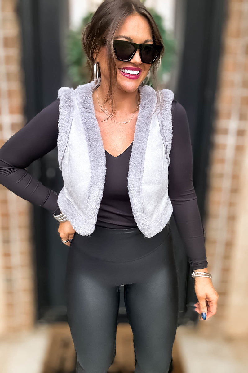 This Life Faux Fur Vest