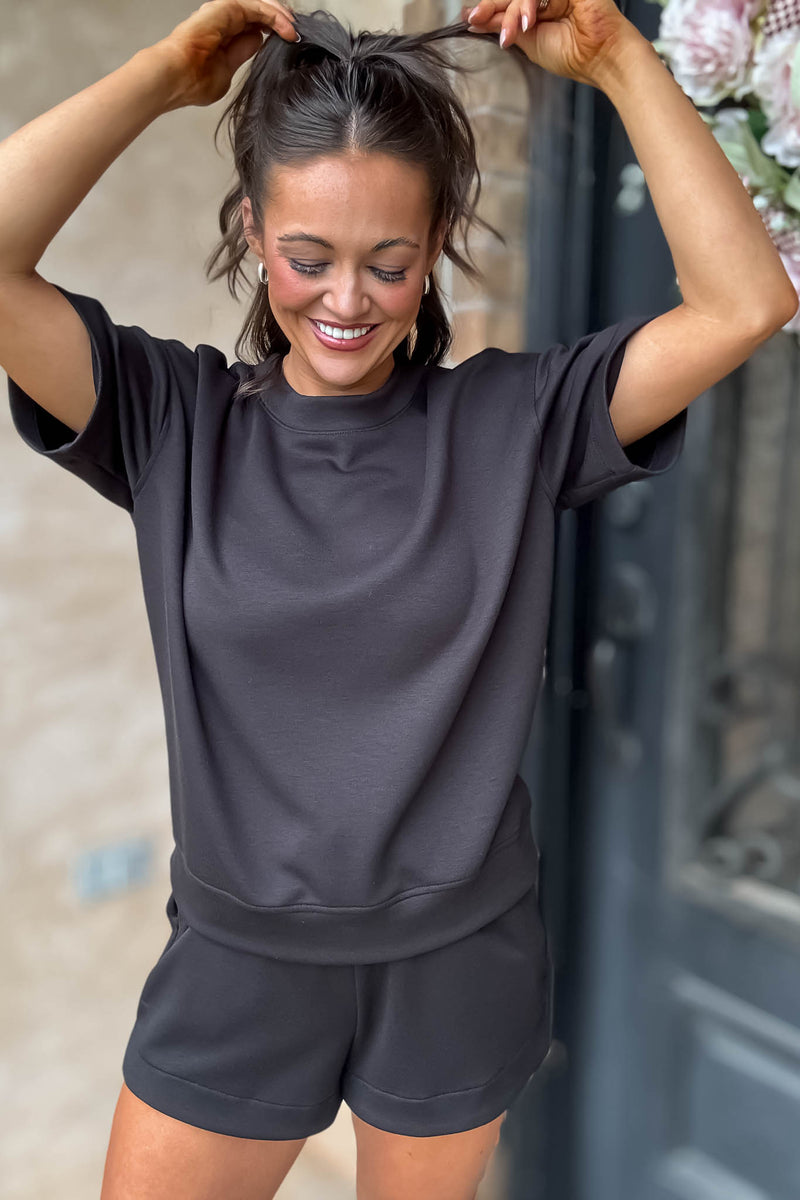 Scuba Black Short Sleeve Shirt