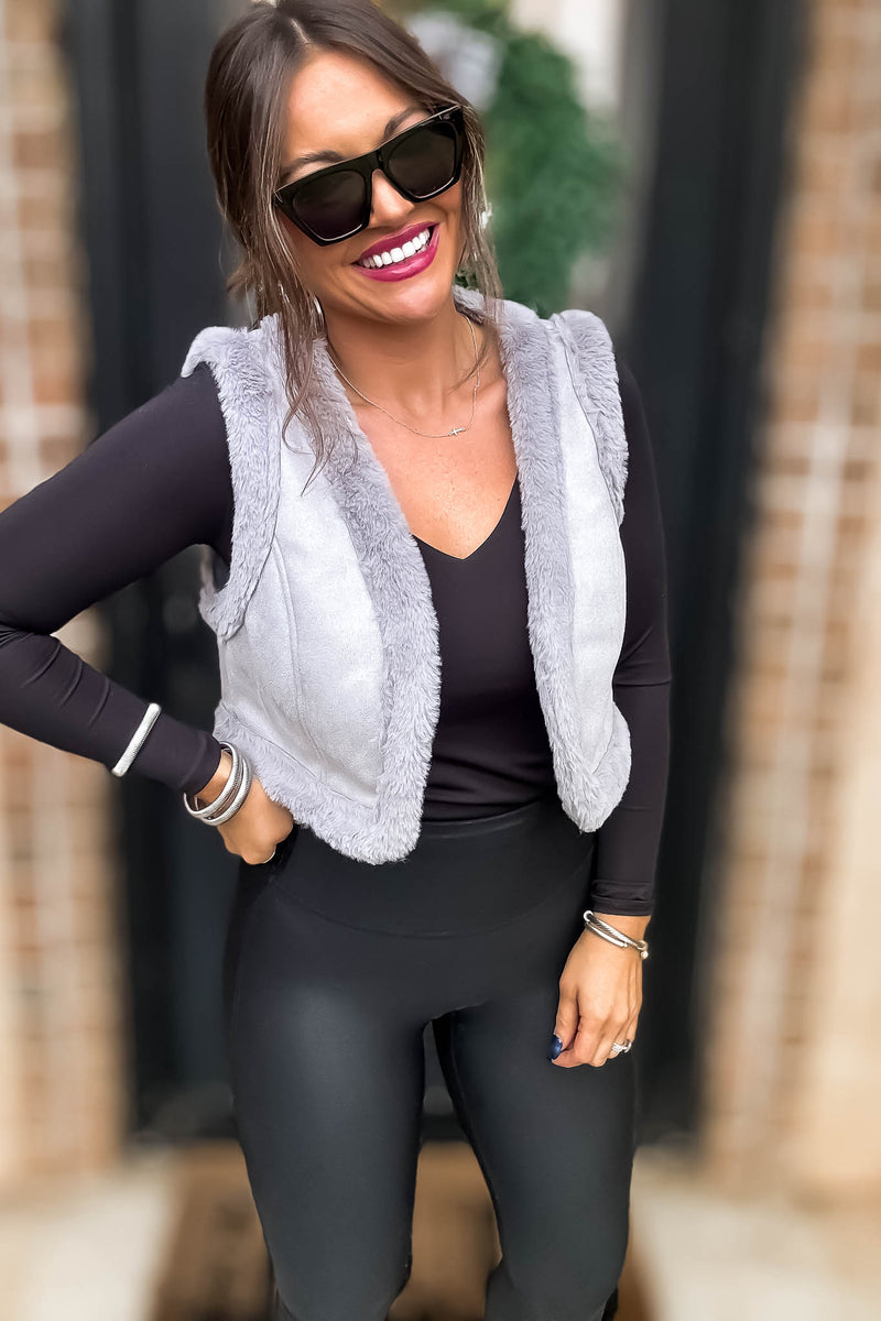 This Life Faux Fur Vest
