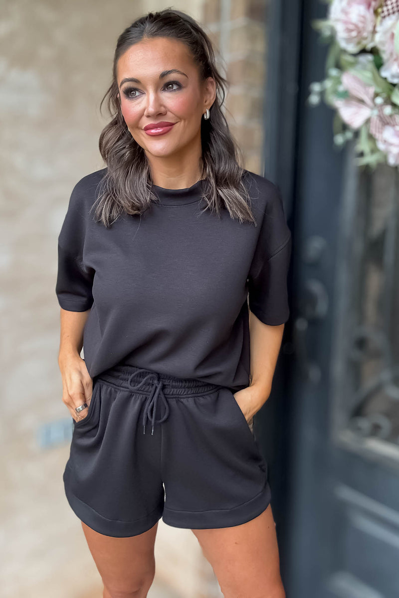 Scuba Black Short Sleeve Shirt