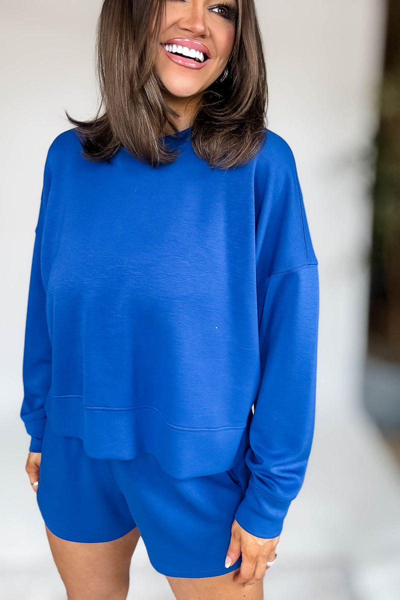 Scuba Classic Blue Long Sleeve Sweatshirt