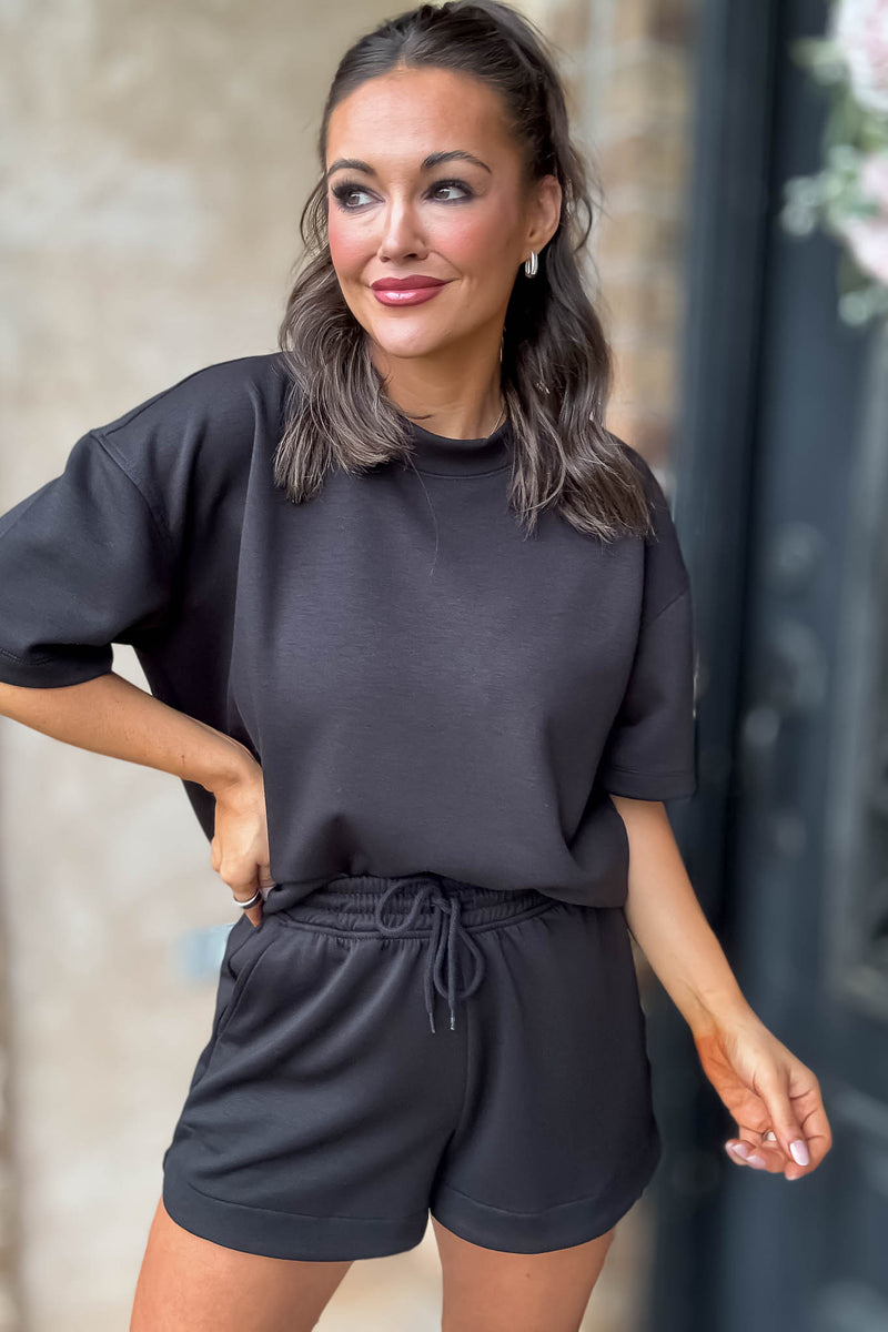 Scuba Black Short Sleeve Shirt