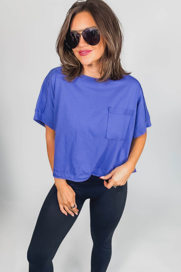 Exposed Marlin Seam Oversized Tee