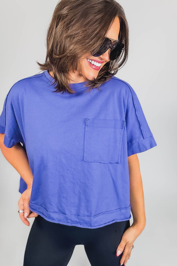 Exposed Marlin Seam Oversized Tee