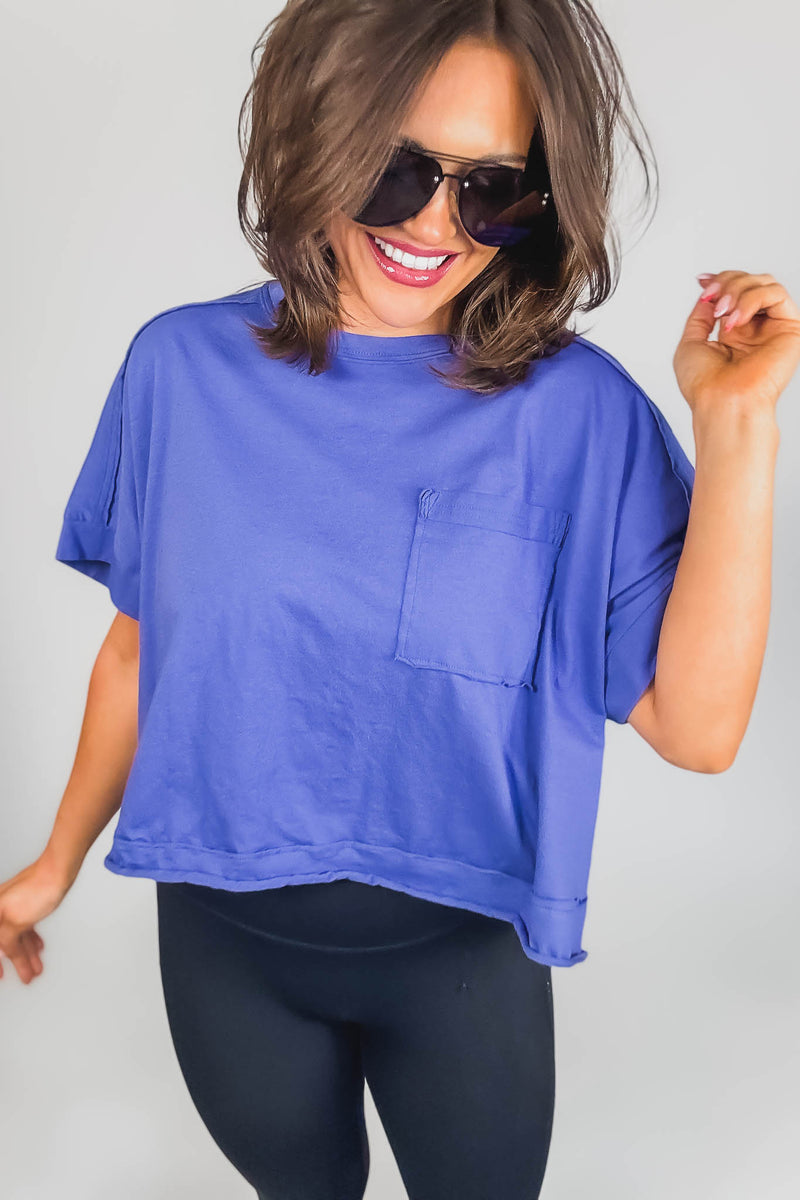 Exposed Marlin Seam Oversized Tee