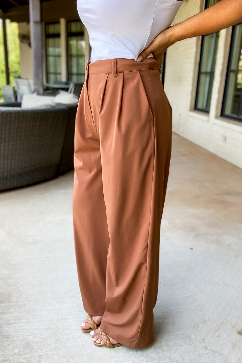 Start A Conversation Camel Pants