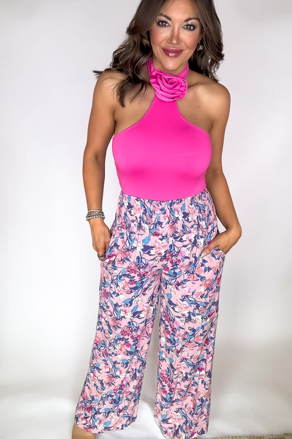 Magenta Rosette Bodysuit