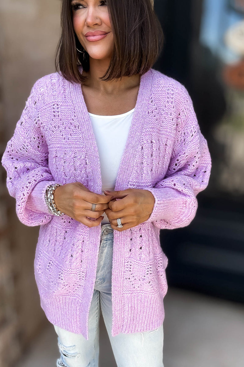 Eesome Lilac Cardigan