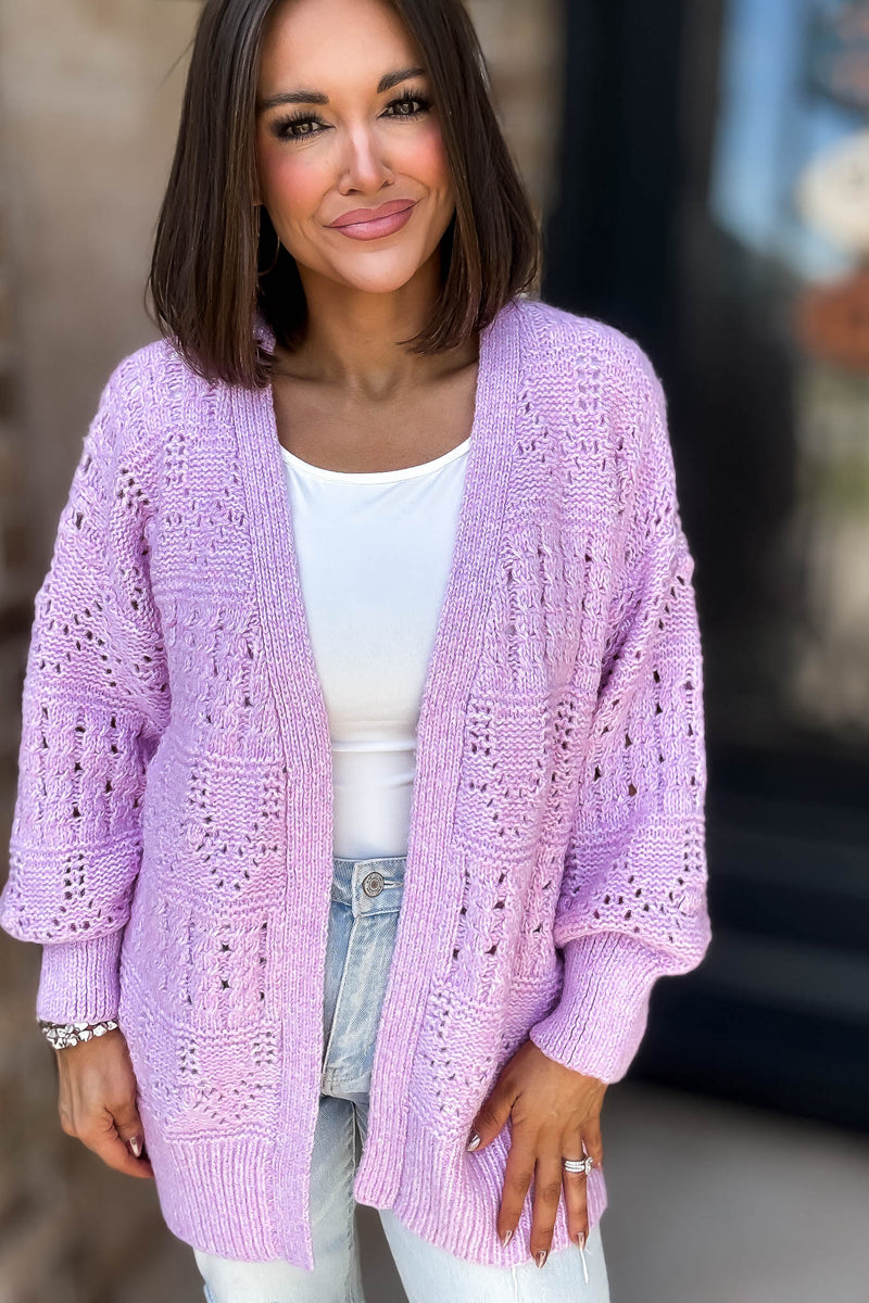 Eesome Lilac Cardigan