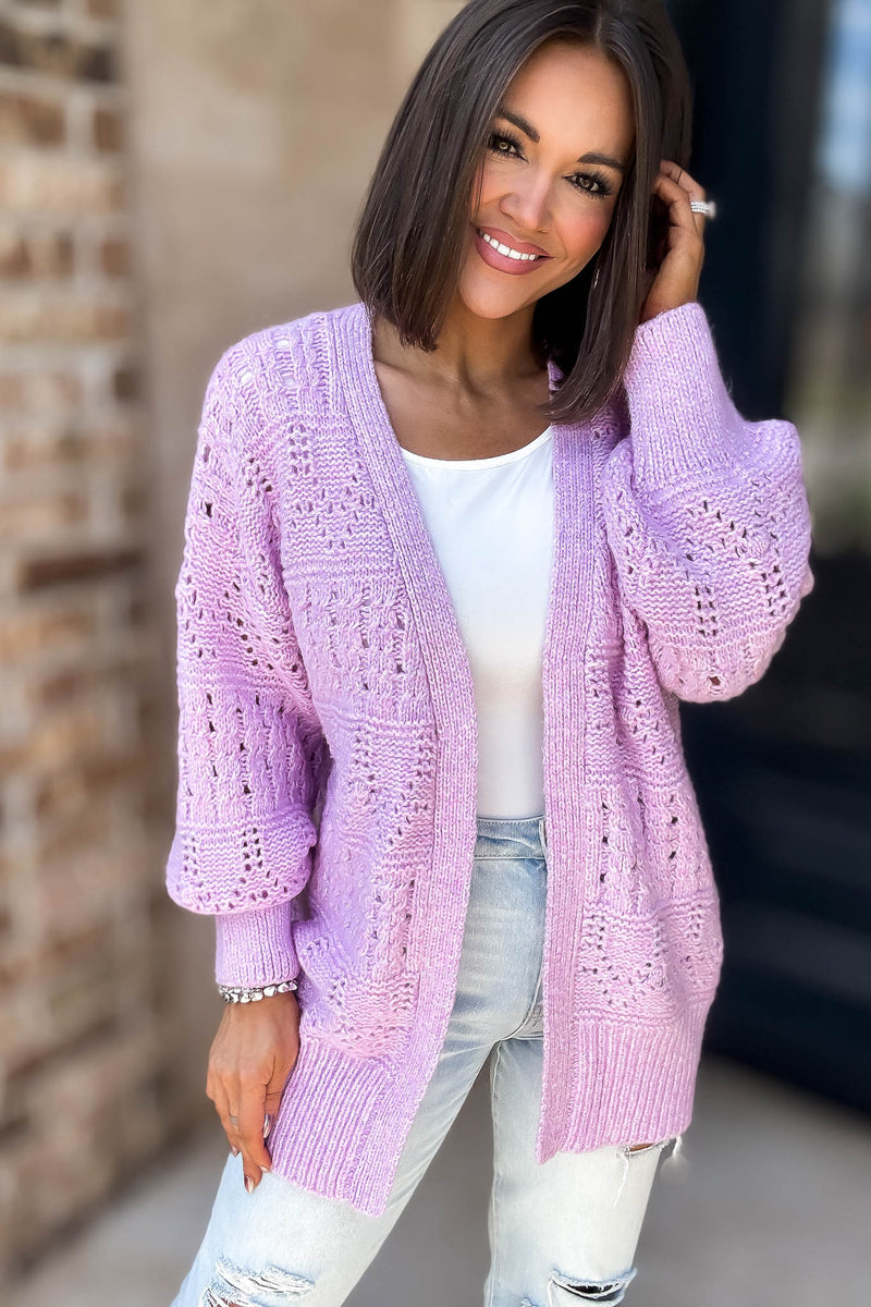 Eesome Lilac Cardigan