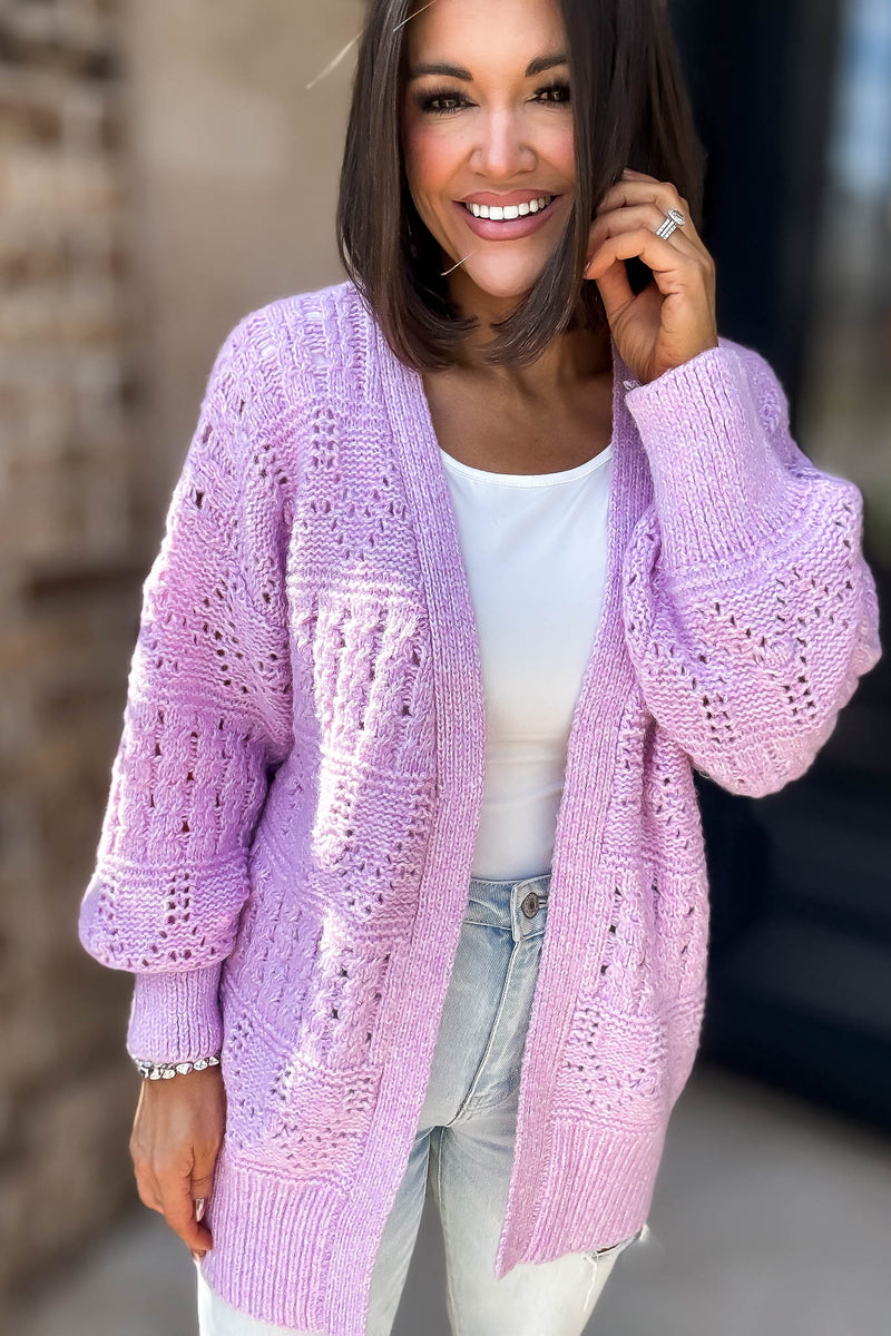 Eesome Lilac Cardigan