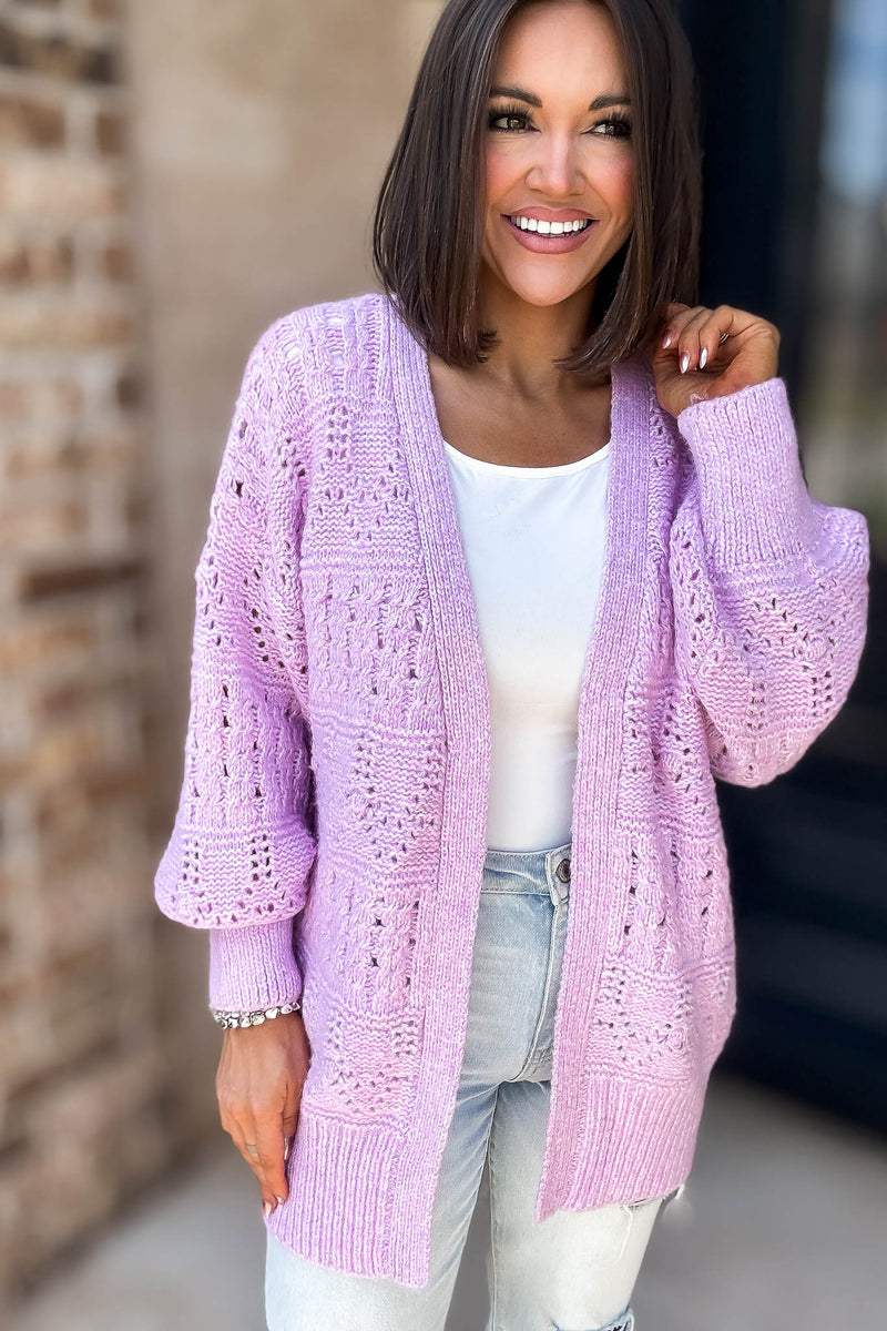 Eesome Lilac Cardigan