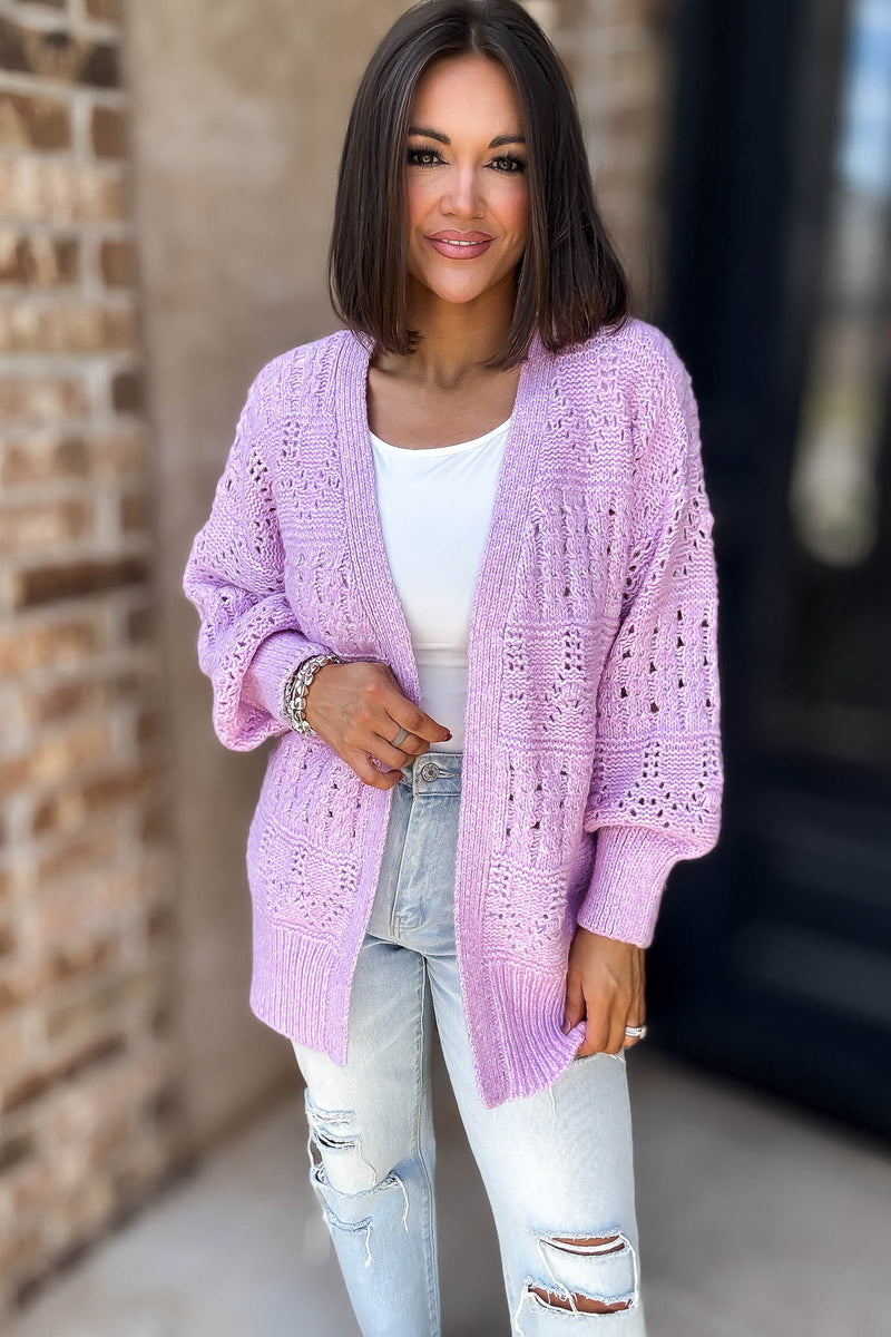 Eesome Lilac Cardigan