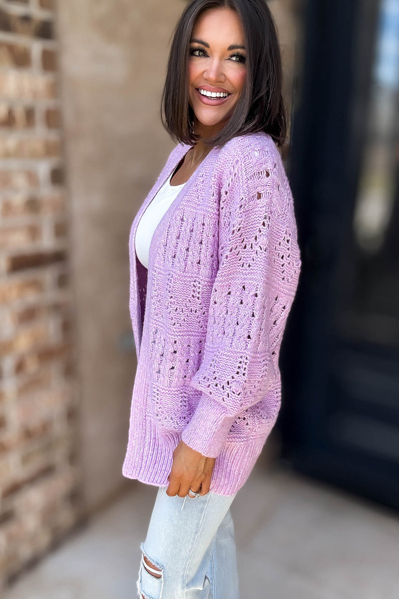 Eesome Lilac Cardigan