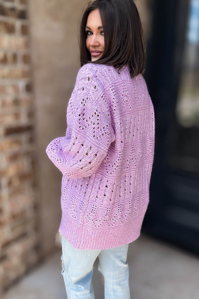 Eesome Lilac Cardigan