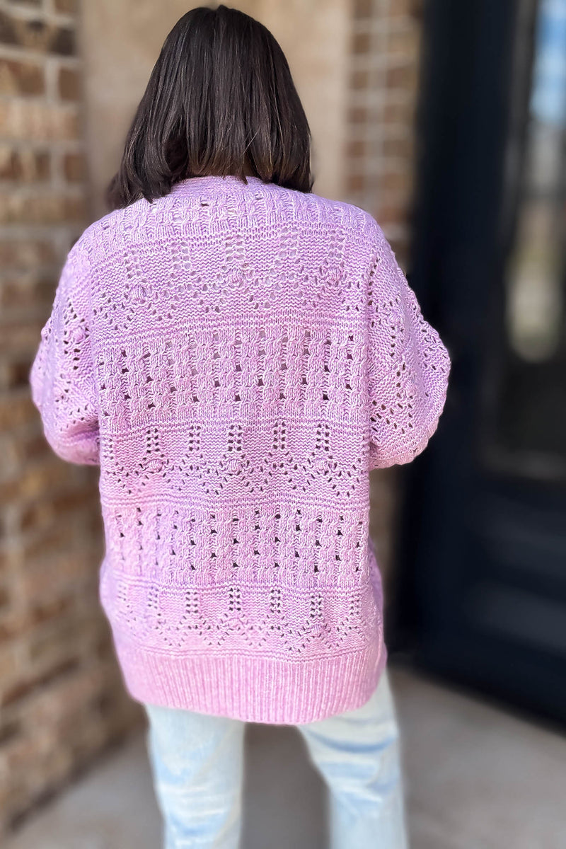 Eesome Lilac Cardigan