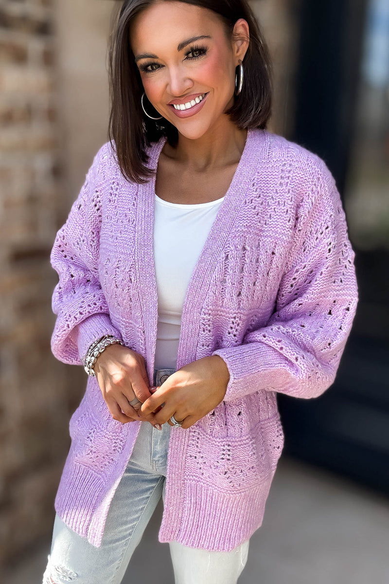 Eesome Lilac Cardigan