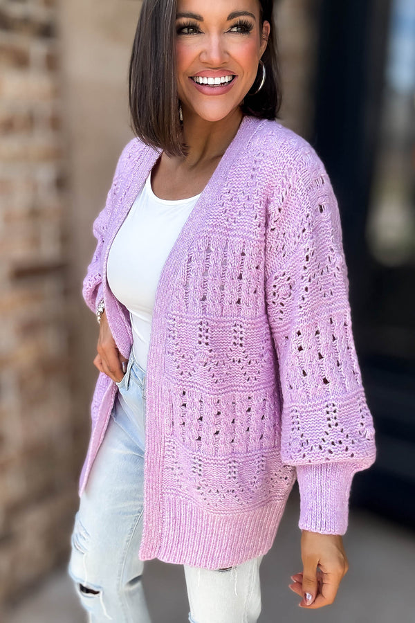 Eesome Lilac Cardigan