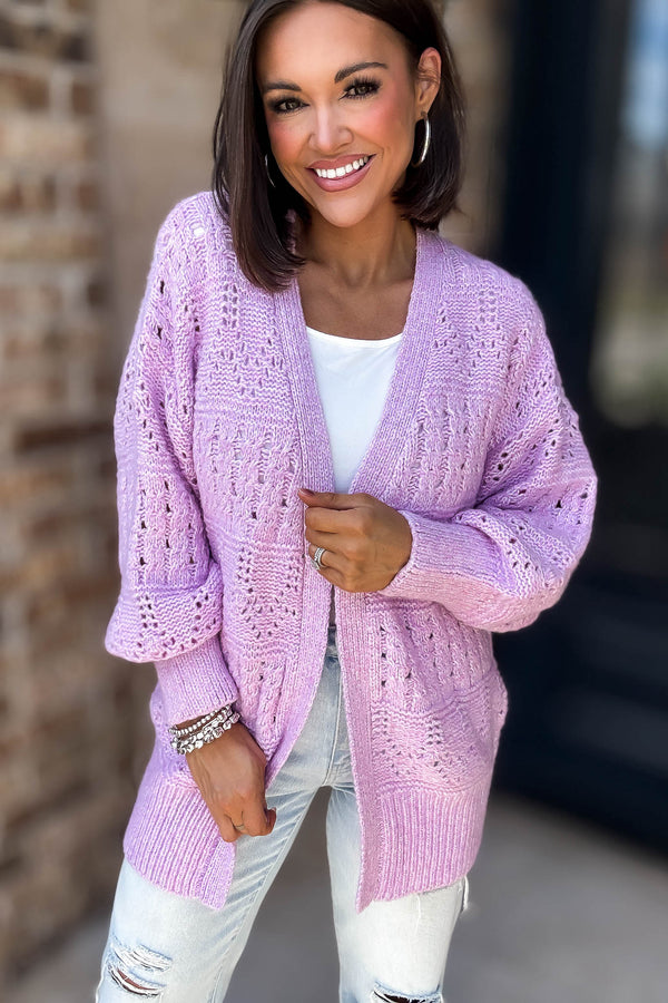 Eesome Lilac Cardigan