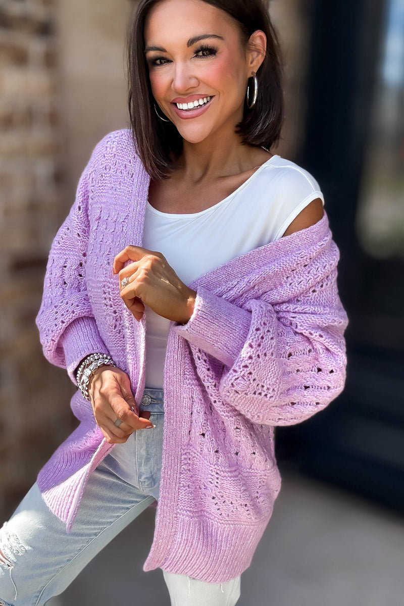 Eesome Lilac Cardigan