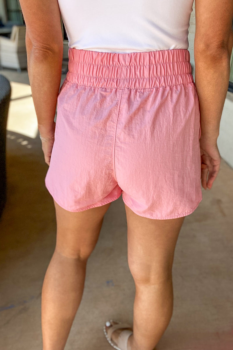 Can't Hold Me Back Dusty Pink Shorts