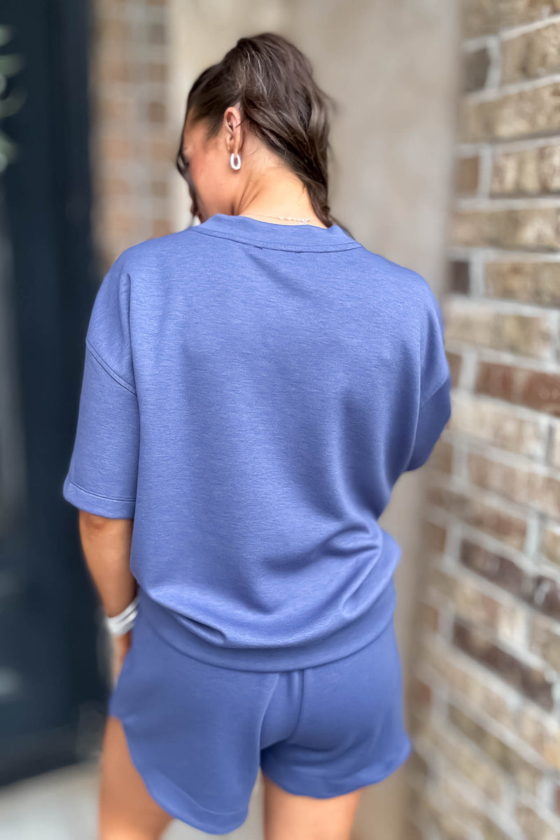 Scuba Blue Indigo Short Sleeve Shirt
