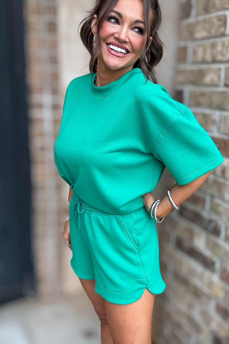 Scuba Kelly Green Short Sleeve Shirt