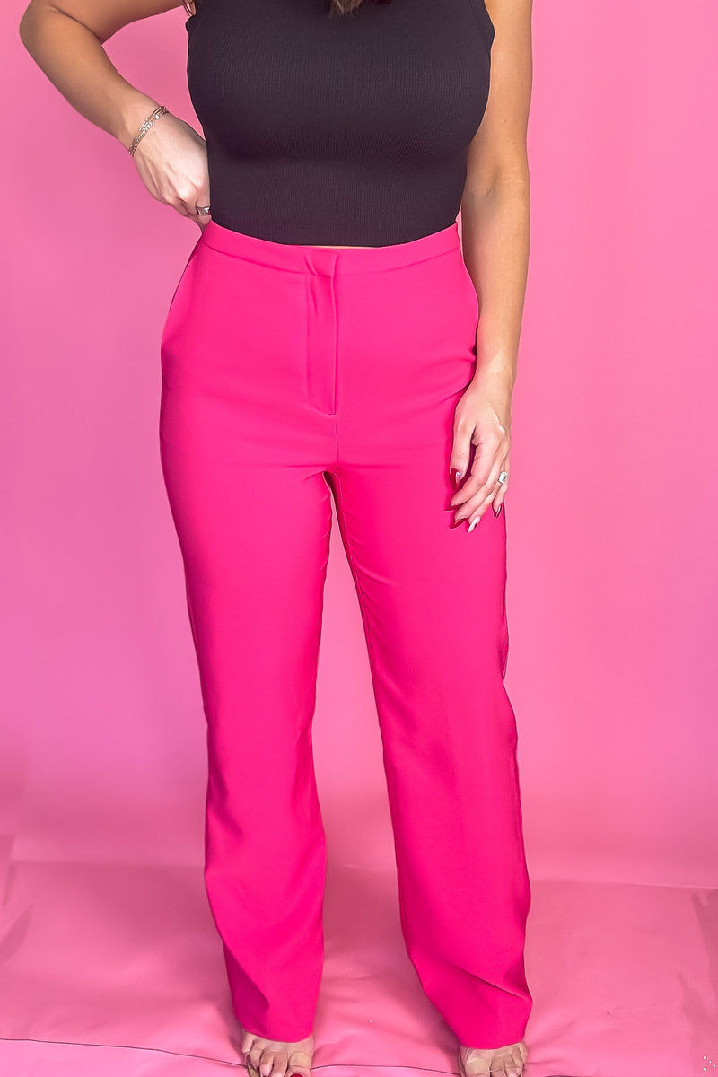 The Perfect Pant Tailored Magenta Pant