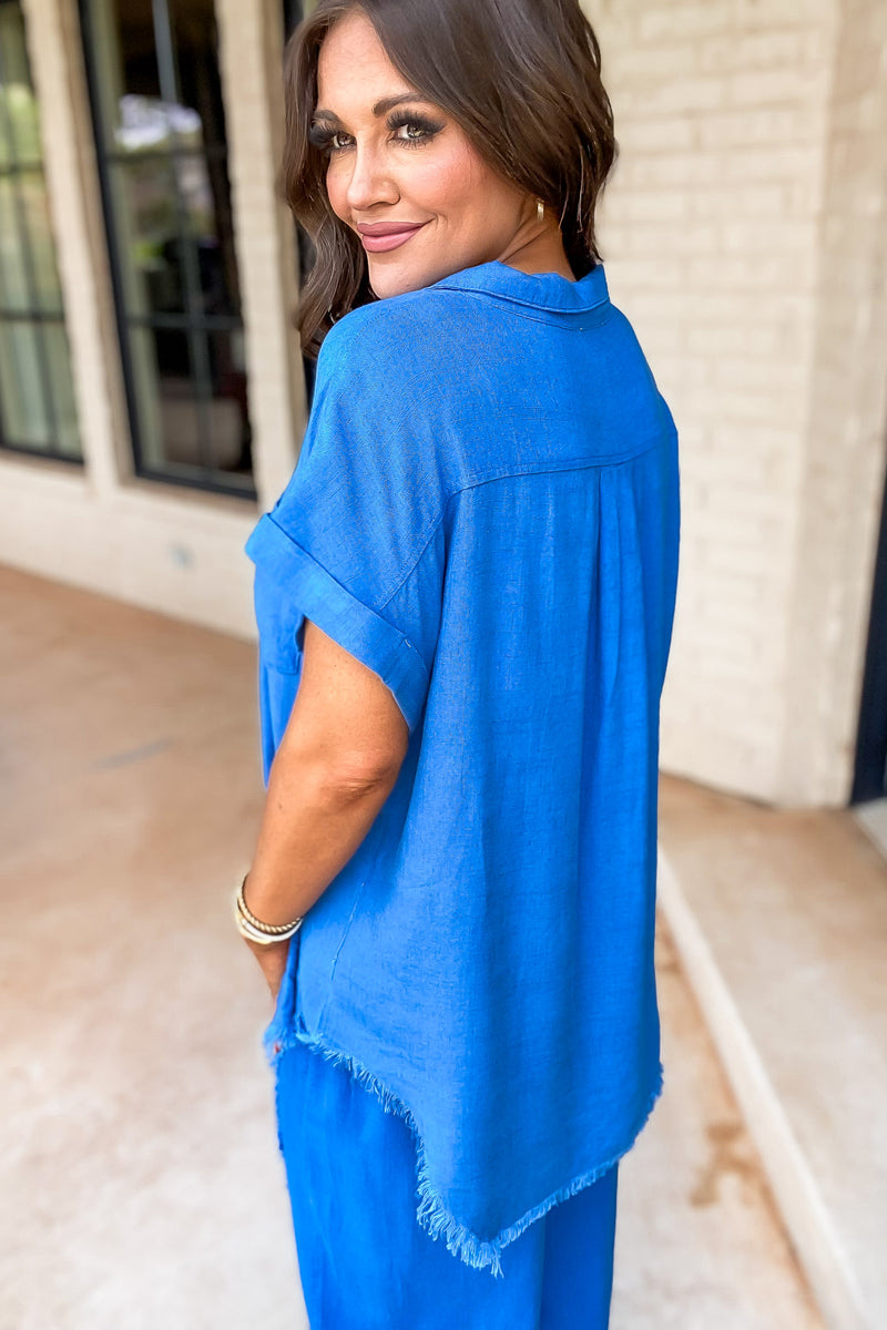Everything Always French Blue Shirt