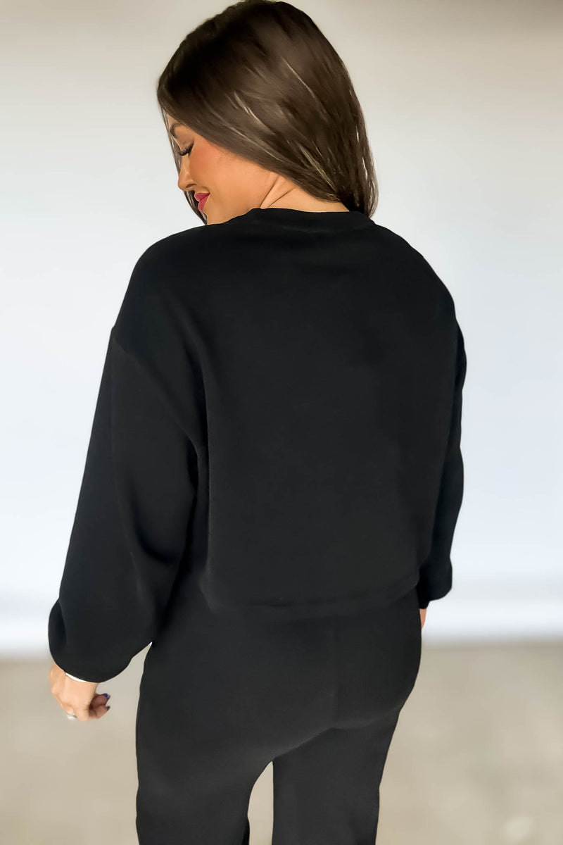 Relaxation Black Sweatshirt