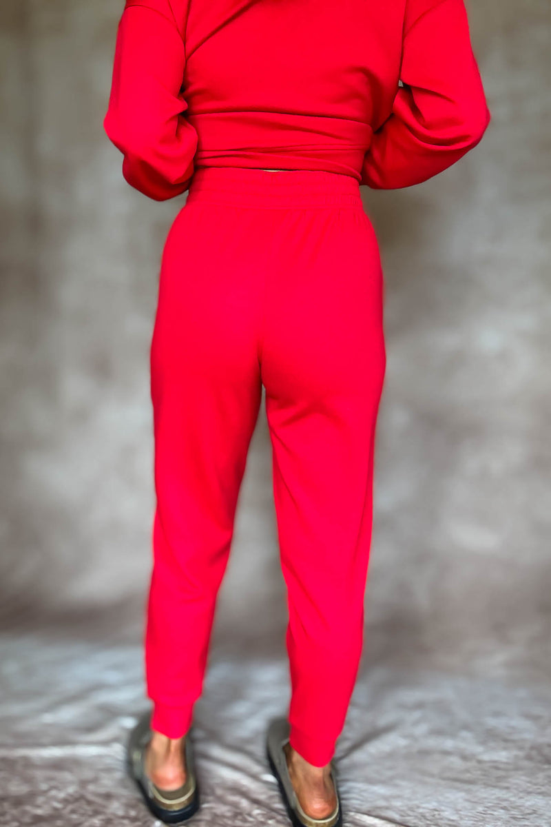 Easy Does It Ruby Scuba Jogger Pants