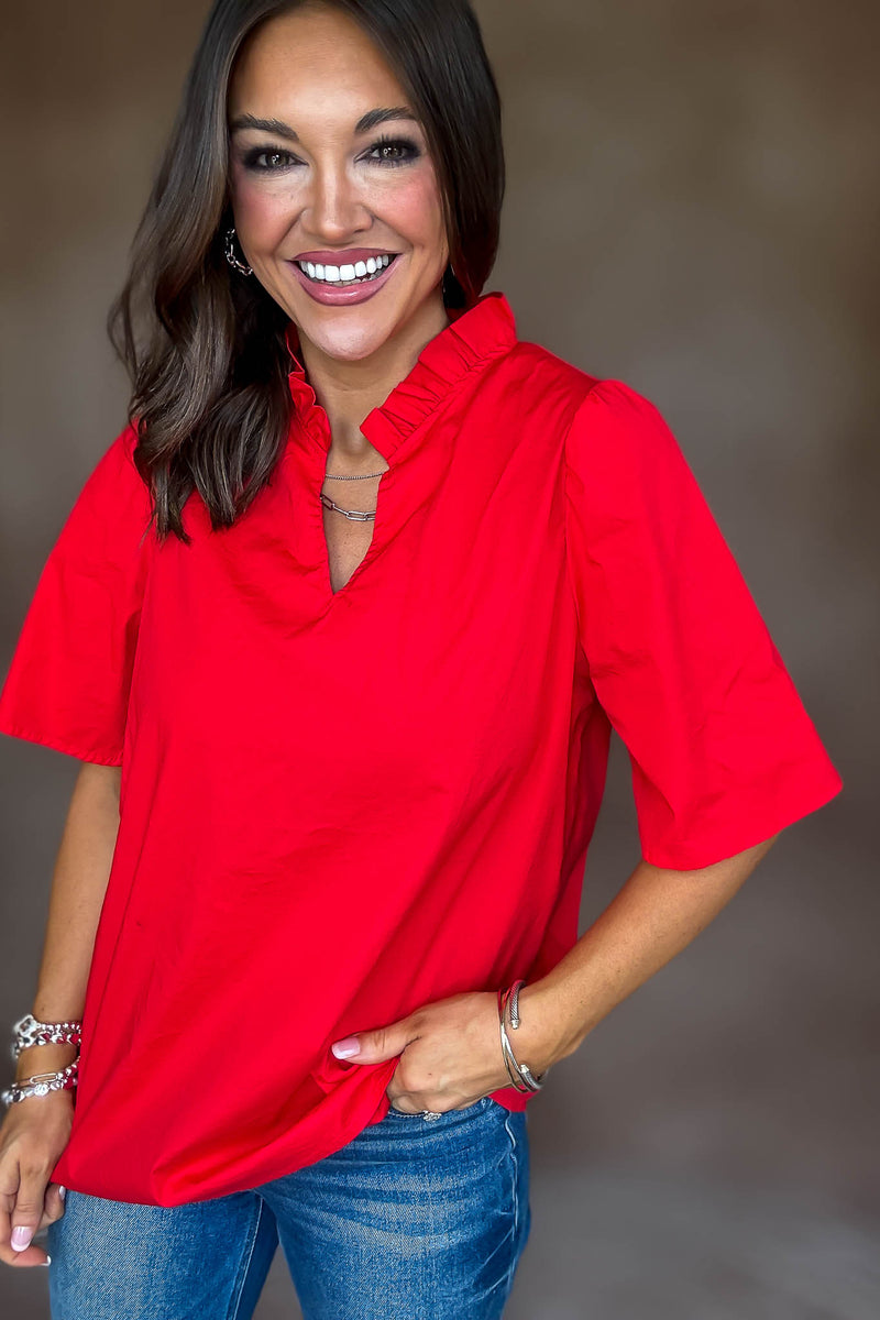 On Your Mind Red Top