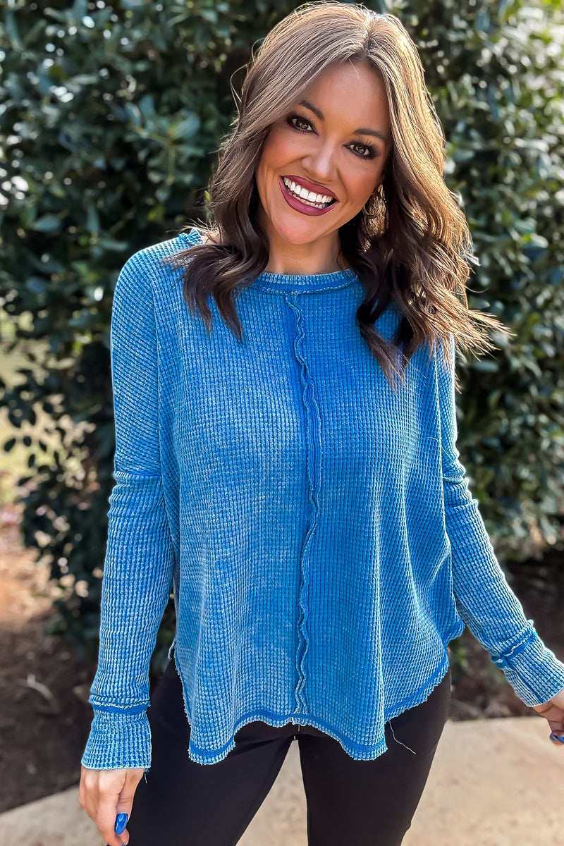 Breath Of Freshness Ocean Blue Top