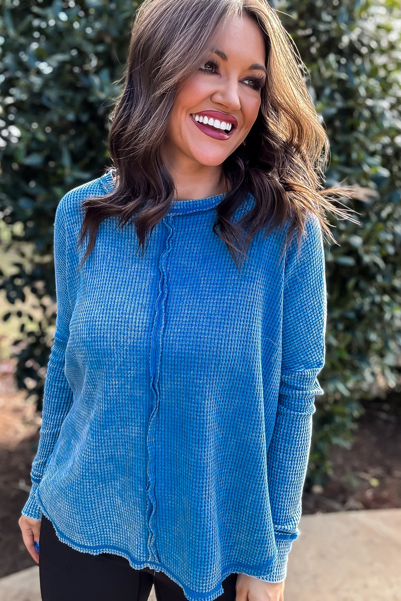 Breath Of Freshness Ocean Blue Top