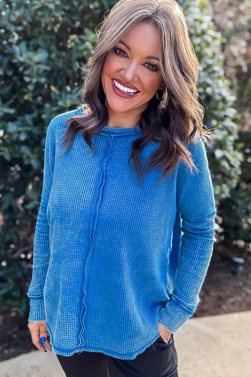 Breath Of Freshness Ocean Blue Top