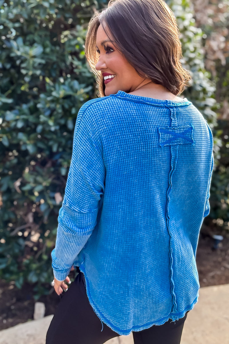 Breath Of Freshness Ocean Blue Top