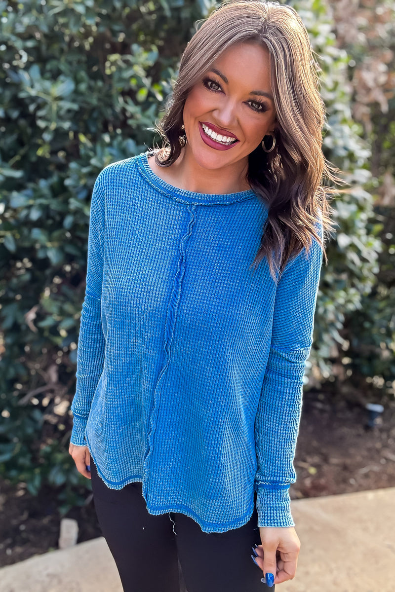 Breath Of Freshness Ocean Blue Top