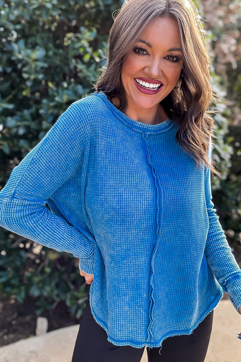 Breath Of Freshness Ocean Blue Top