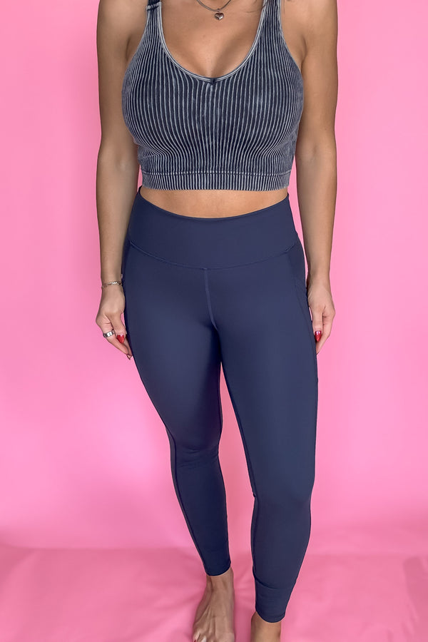 Fast and Freely Navy Leggings