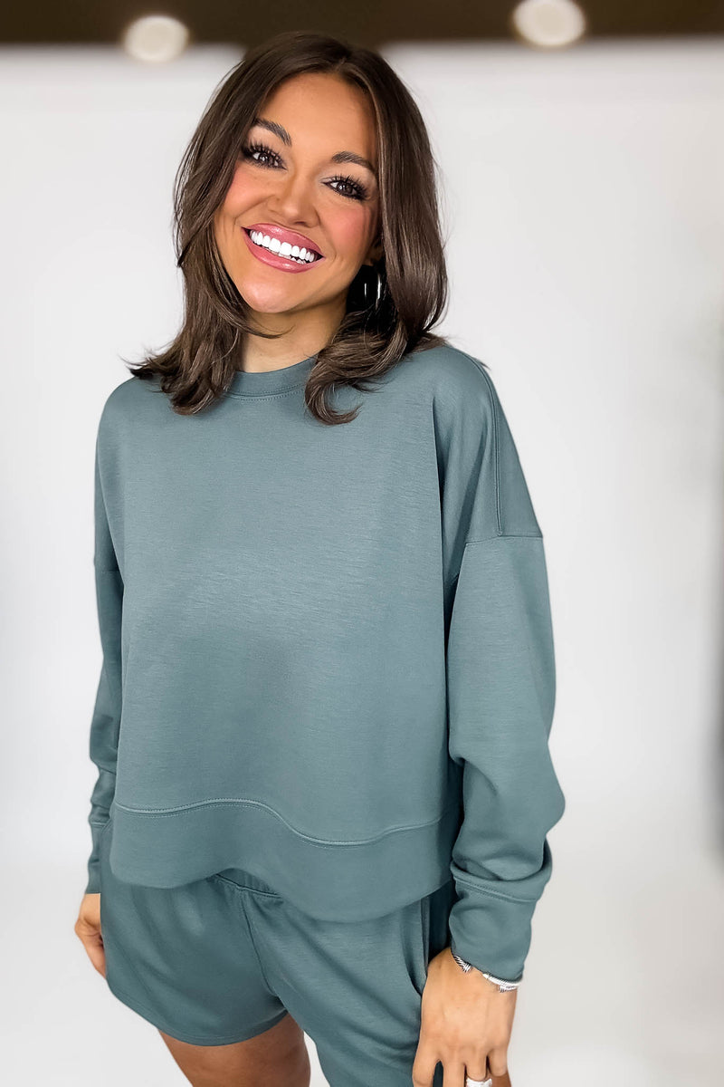 Scuba Dark Forest Long Sleeve Sweatshirt