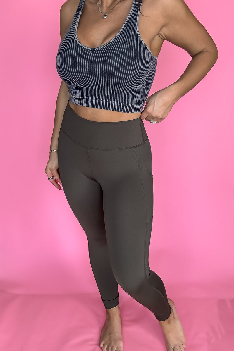 Fast and Freely Olive Leggings