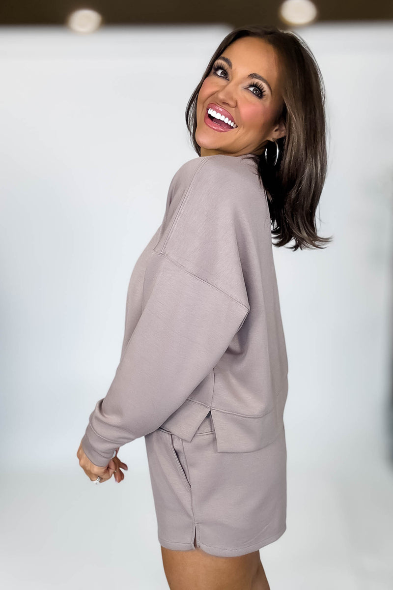 Scuba Cocoa Long Sleeve Sweatshirt