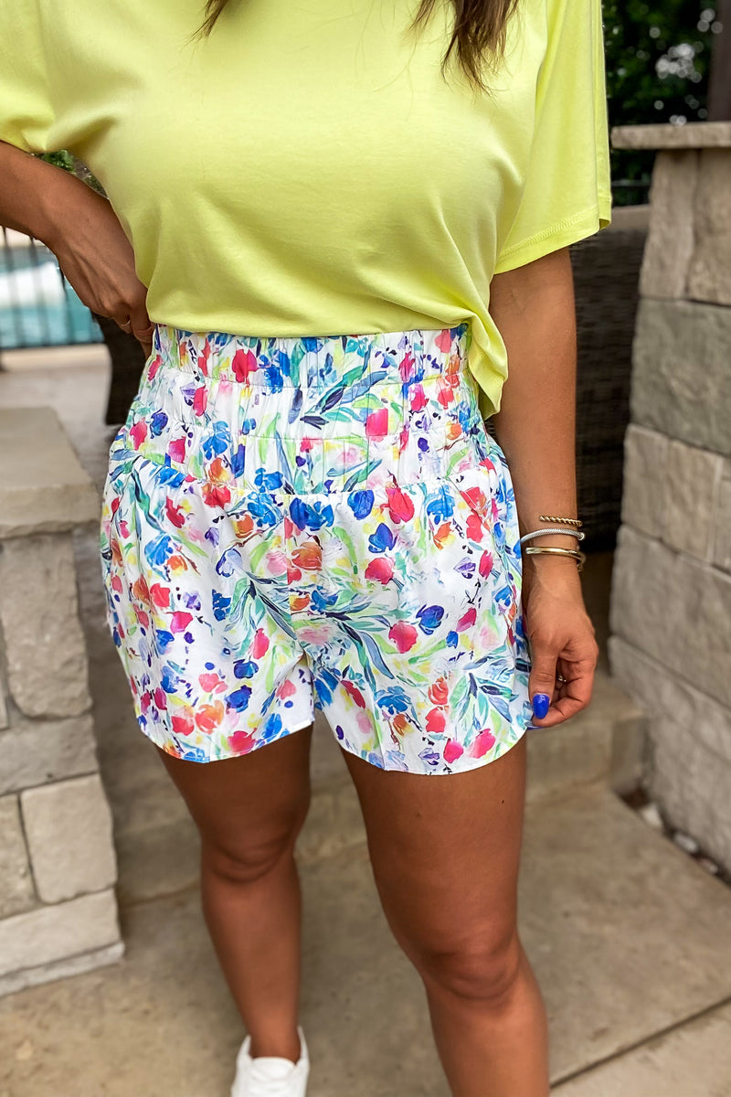 Must Have Floral Print Athletic Short
