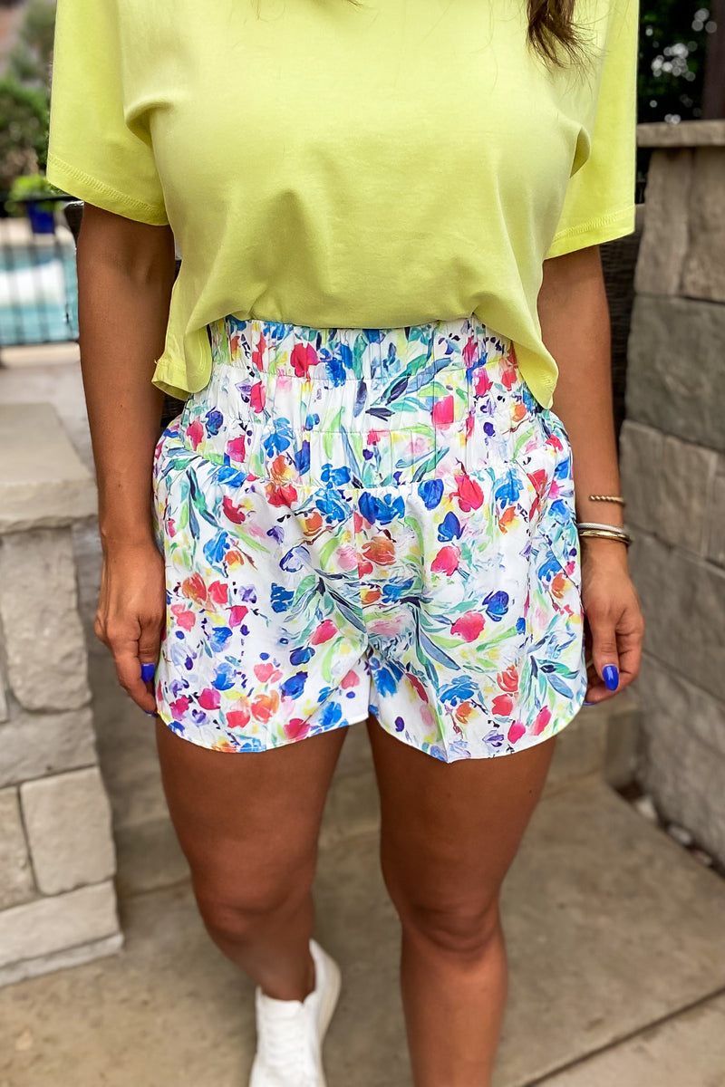 Must Have Floral Print Athletic Short