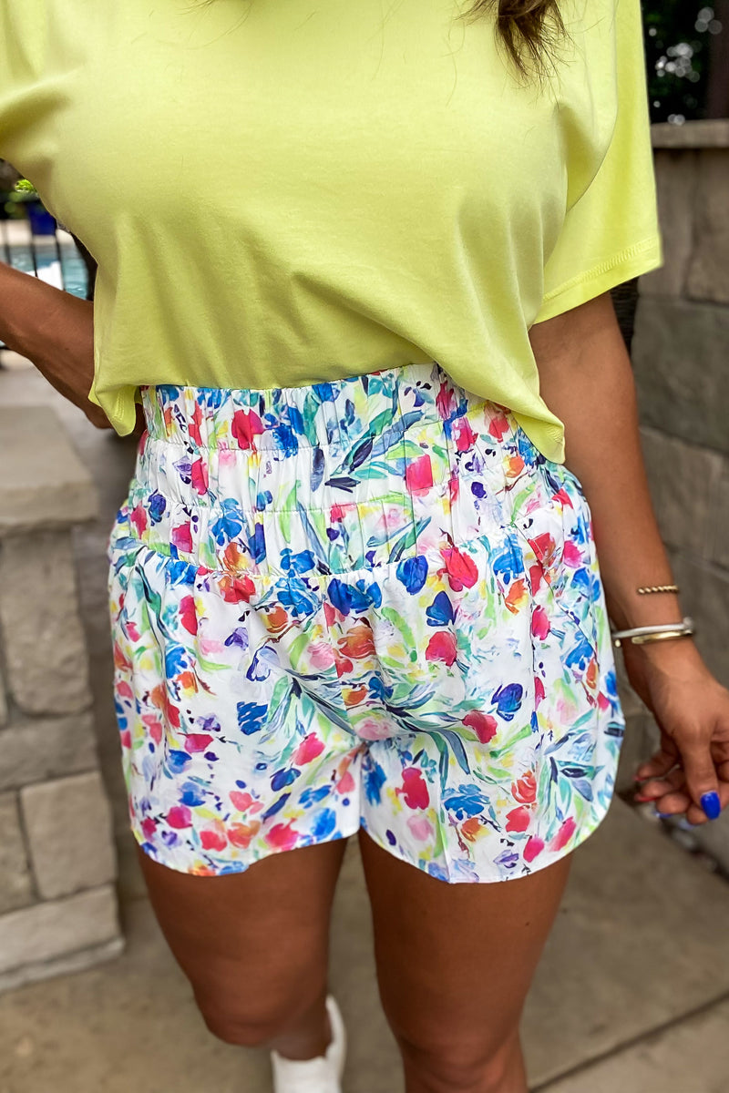 Must Have Floral Print Athletic Short