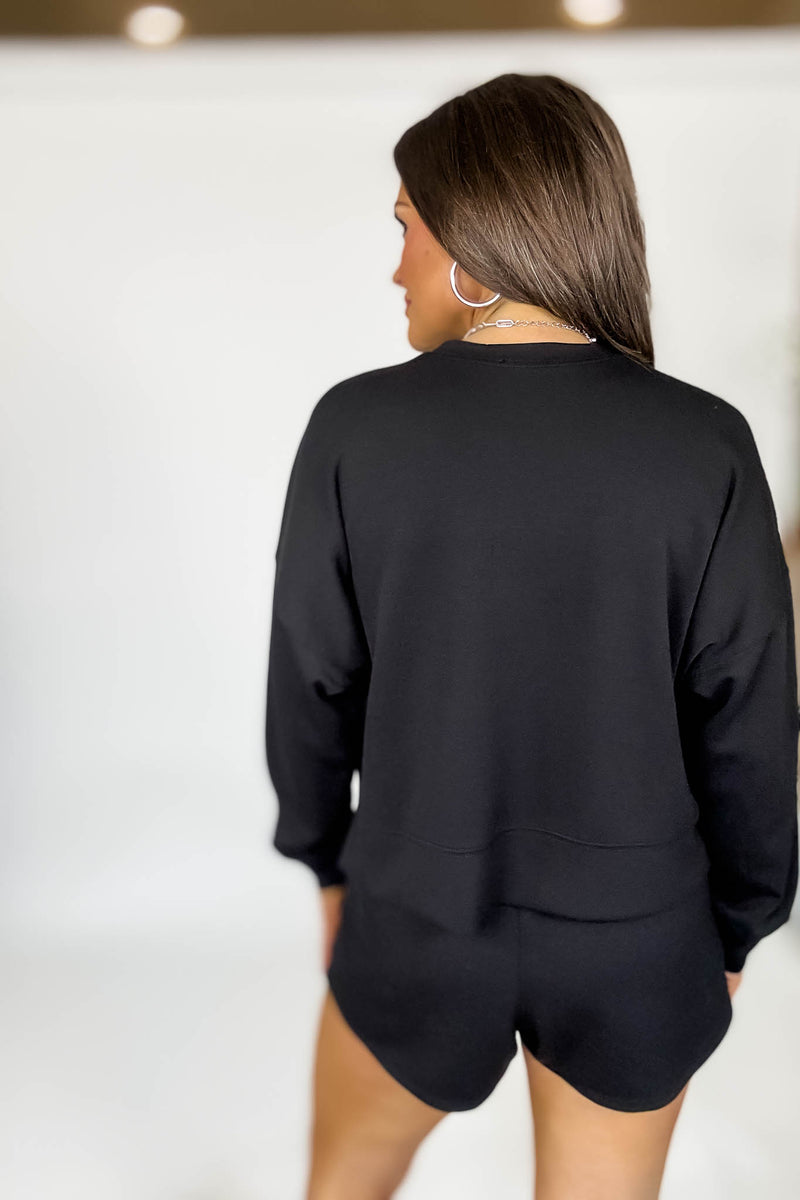 Scuba Black Long Sleeve Sweatshirt