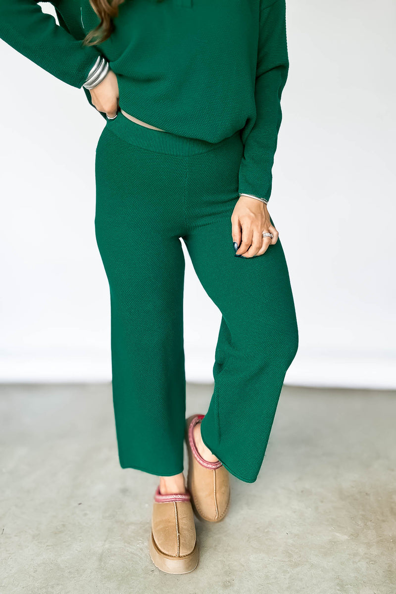 Green Sweater Pants