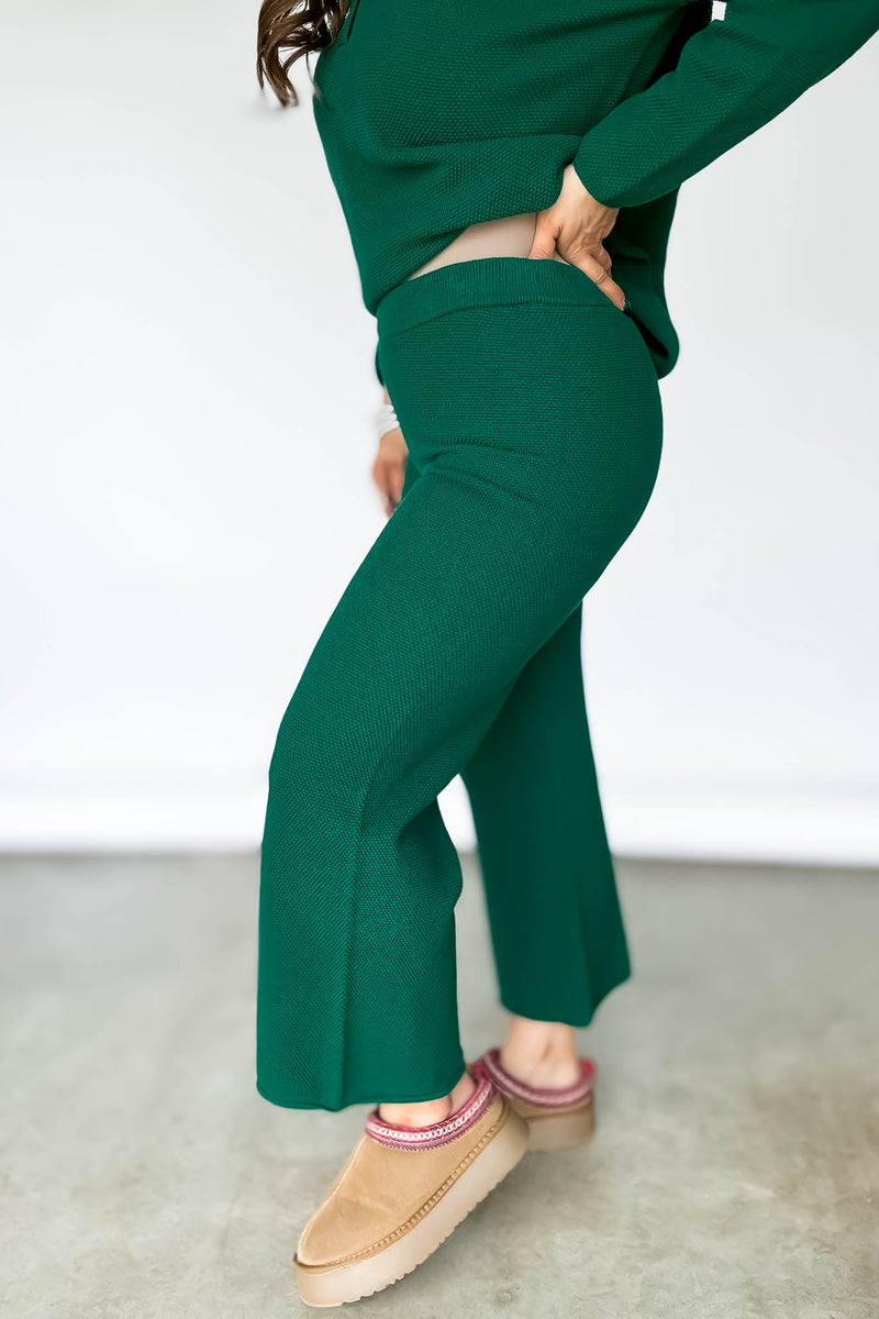Green Sweater Pants