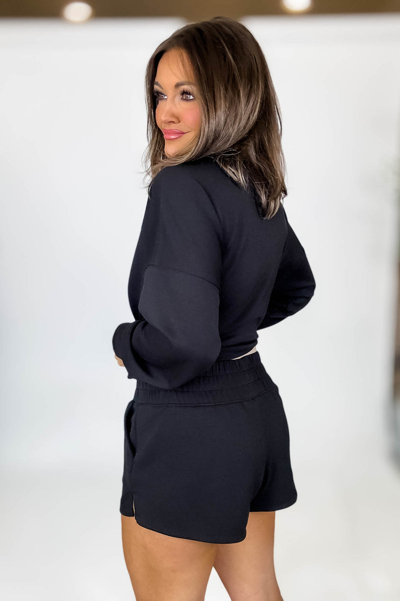 Scuba Black Long Sleeve Sweatshirt